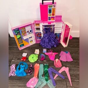 Barbie Closet & Doll clothes
